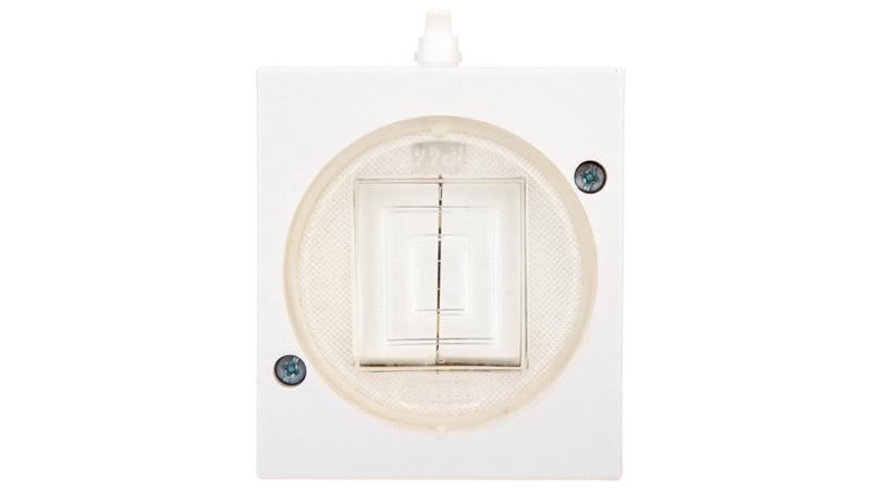 LAMBDA Łącznik hermetyczny świecznikowy IP44 biały ŁNH-2L/00-41756