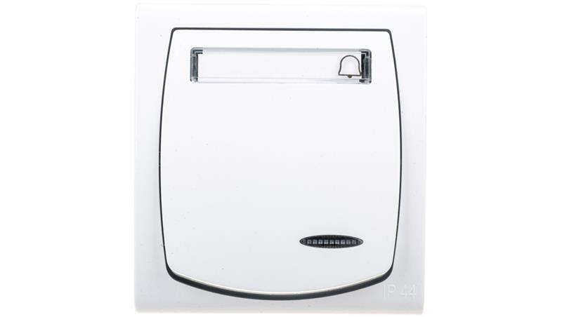 MADERA Przycisk hermetyczny /dzwonek/ z podświetleniem IP44biały ŁNH-6NS/00-30389