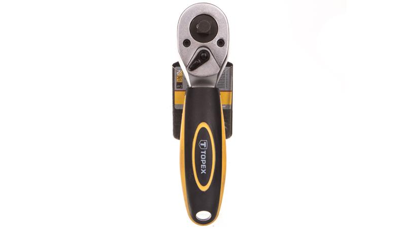 Grzechotka krótka podwójna 1/2 cala x 3/8 cala 135mm 72 zęby prosta 38d543-80973