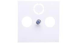 Lumina Płytka czołowa do gniazd RTV-SAT biała WL6310-42294