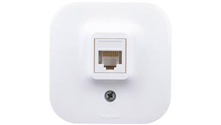 FORIX Gniazdo komputerowe pojedyncze RJ45 kat.5e UTP białe 782424-33929