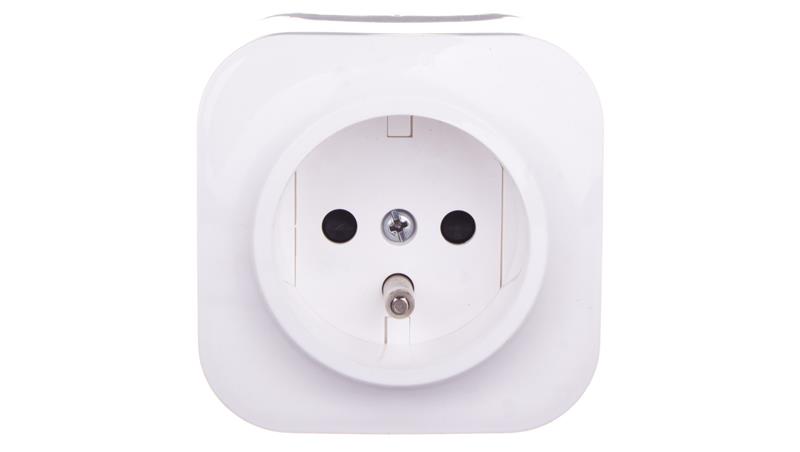FORIX Gniazdo pojedyncze z/u 16A IP20 białe 782417-42839 FORIX Gniazdo pojedyncze z/u 16A IP20 białe 782417-42839