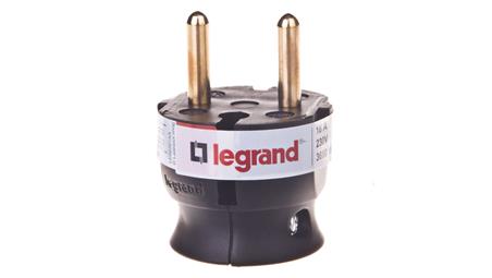 HELMO Wtyczka przenośna 2P 16A płaska czarna 50184-29097