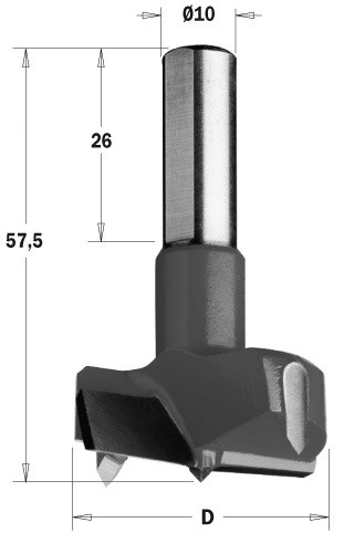 Wiertło Puszkowe HW D35 L57,5 Wiertło Puszkowe HW D35 L57,5