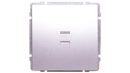 KOS66 Łącznik pojedynczy podświetlany aluminium 624011-30947