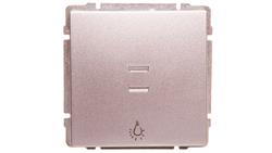 KOS66 Przycisk /światło/ podświetlany aluminium 624013-27977