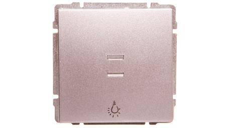 KOS66 Przycisk /światło/ podświetlany aluminium 624013-27977