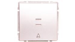 KOS66 Przycisk /dzwonek/ podświetlany aluminium 624014-29579