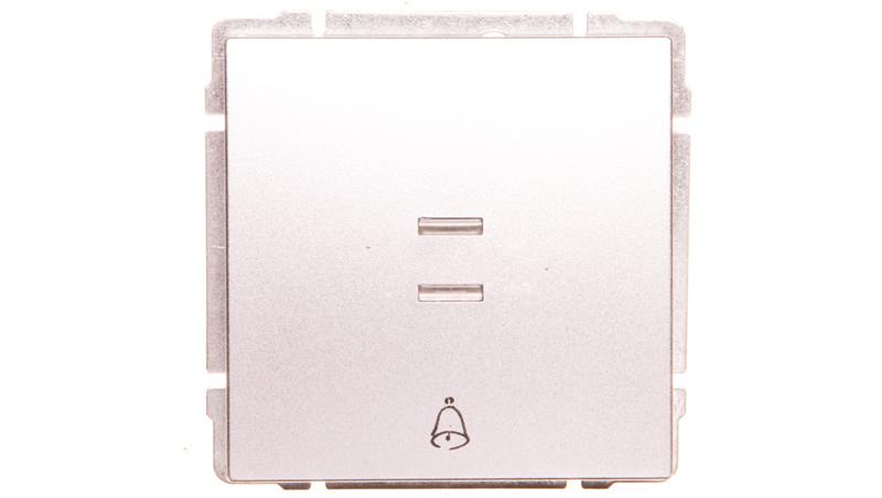 KOS66 Przycisk /dzwonek/ podświetlany aluminium 624014-29579