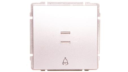 KOS66 Przycisk /dzwonek/ podświetlany aluminium 624014-29579