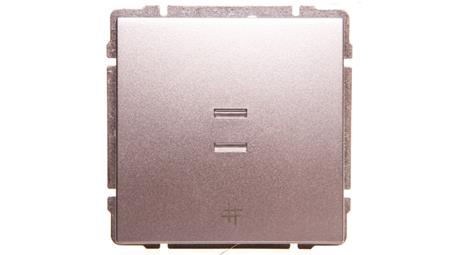 KOS66 Łącznik krzyżowy podświetlany aluminium 624017-41053