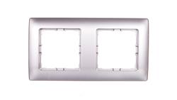 VENA Ramka podwójna aluminium 514082-37003