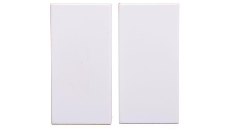 KOS66 Klawisz podwójny 2szt. 22,5x45 biały 660480-41557