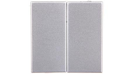 KOS66 Klawisz podwójny 2szt. 22,5x45 aluminium 664080-41559