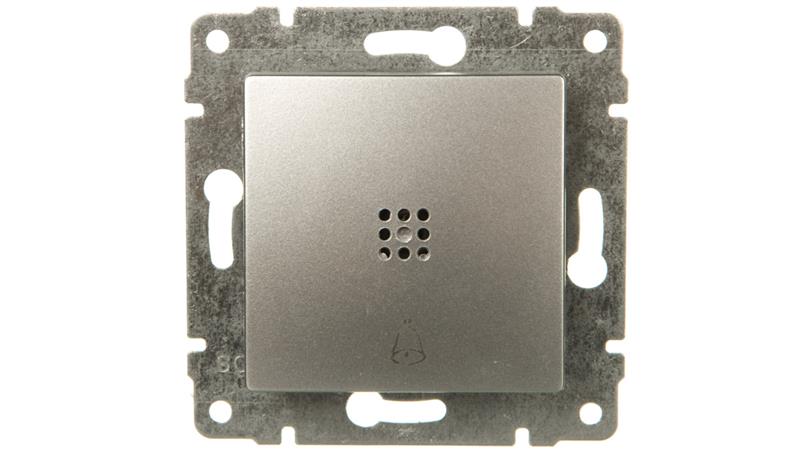 VENA Przycisk /dzwonek/ z podświetleniem aluminium 524014-29582