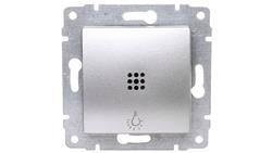 VENA Przycisk /światło/ z podświetleniem aluminium 524013-27979