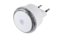 Lampka nocna wtykowa LED z czujnikiem zmierzchowym biała P3306-60202