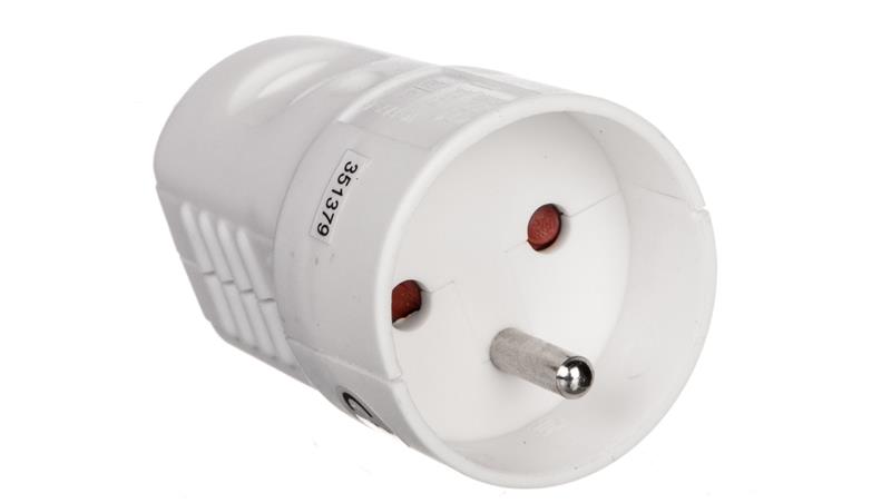 Gniazdo przenośne 10/16A 250V 2P+Z białe YC-FAX-4 P0042-30139