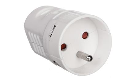 Gniazdo przenośne 10/16A 250V 2P+Z białe YC-FAX-4 P0042-30139