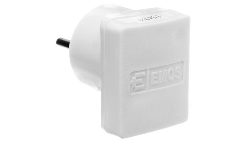 Wtyczka kątowa 10/16A 250V 2P+Z biała NFP-001 P0035-28973