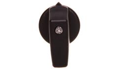 Pokrętło z krótkim piórkiem czarne do T0, P1 i T3 KNB-T0 038909-15267