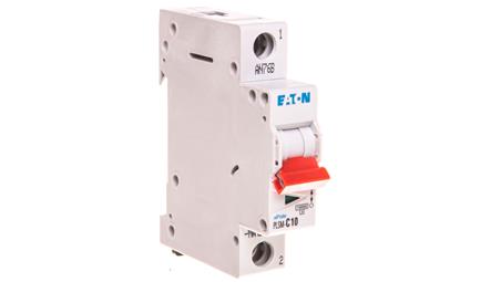 Wyłącznik nadprądowy 1P C 10A 10kA AC PLSM-C10-MW 242202-16853