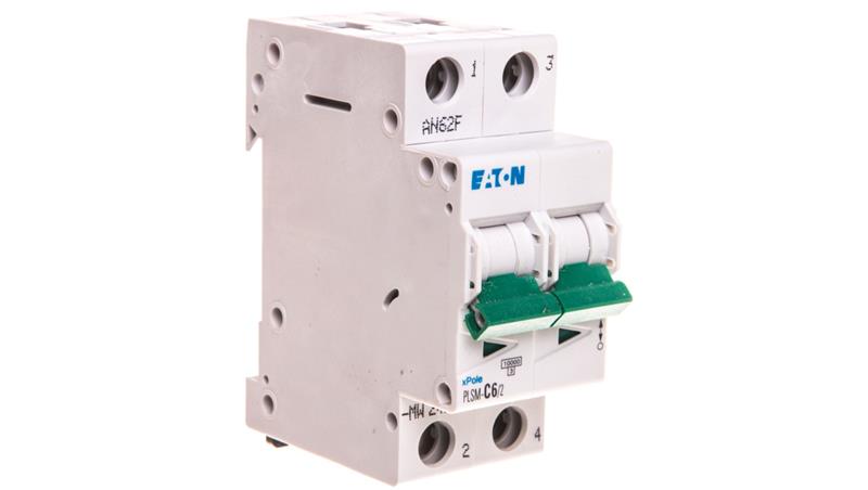 Wyłącznik nadprądowy 2P C 6A 10kA AC PLSM-C6/2-MW 242399-17229