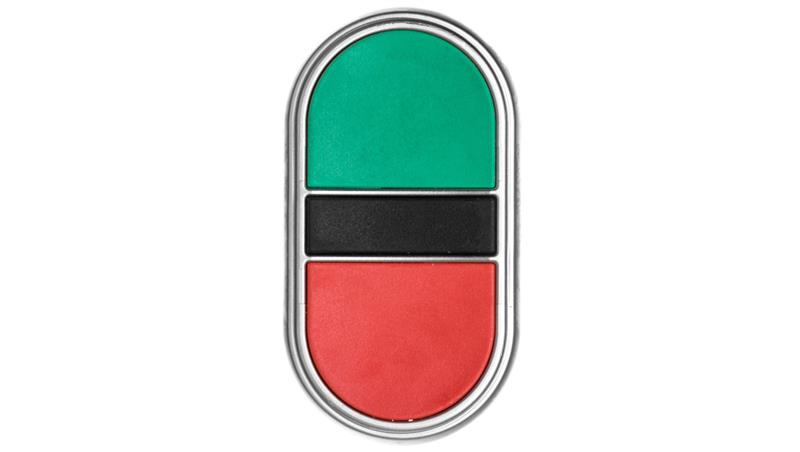 Napęd przycisku podwójny zielony/czerwony z samopowrotem LPCB7113-11406 Napęd przycisku podwójny zielony/czerwony z samopowrotem LPCB7113-11406