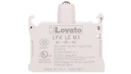 Oprawka z LED biała 12-30V AC/DC LPXLEB8-21381