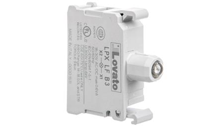 Oprawka z LED zielona 18-30V AC/DC migająca LPXLFB3-21383