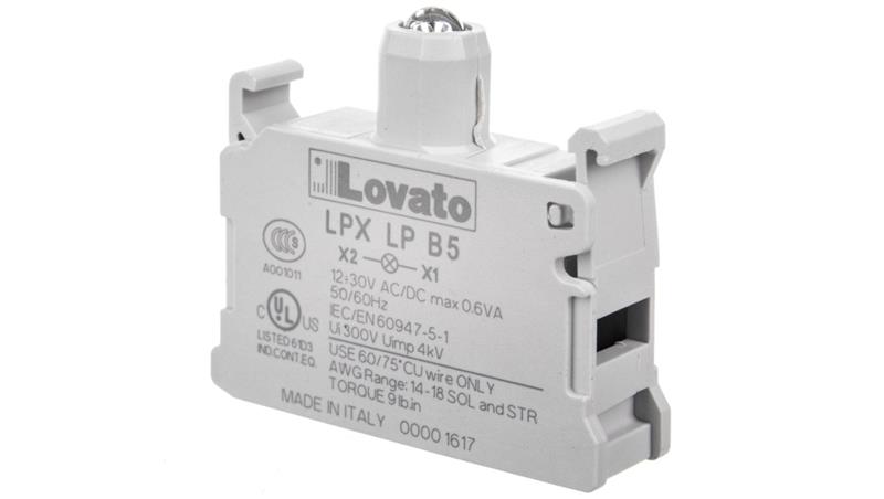 Oprawka z LED żółta 12-30V AC/DC LPXLPB5-21356 Oprawka z LED żółta 12-30V AC/DC LPXLPB5-21356