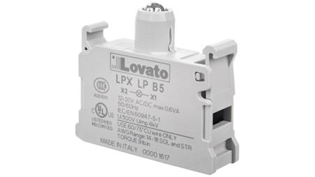 Oprawka z LED żółta 12-30V AC/DC LPXLPB5-21356