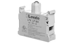 Oprawka z LED czerwona 185-265V AC LPXLPM4-21390