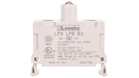 Oprawka z LED zielona 12-30V AC/DC LPXLPBB3-21345