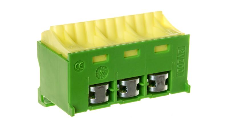 Blok samozacisków QC 63A zielony 14 przyłączy 33x60x34mm KN14E-64252 Blok samozacisków QC 63A zielony 14 przyłączy 33x60x34mm KN14E-64252