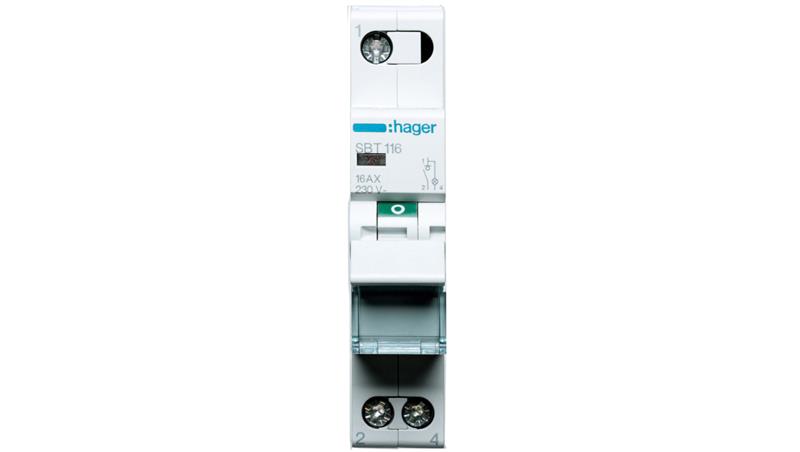 Rozłącznik modułowy z lampką sygnalizacyjną 16A 1P SBT116-23652