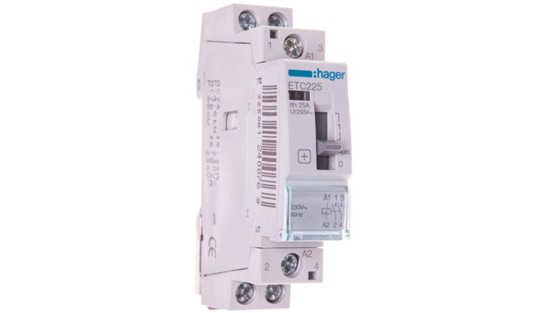 Stycznik taryfowy ze sterowaniem ręcznym 25A 2Z 0R 230V AC ETC225-26191