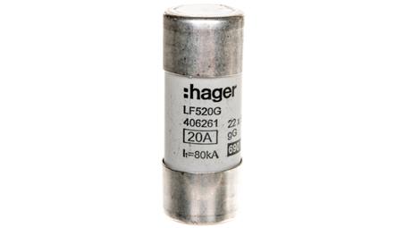 Bezpiecznik cylindryczny BiWtz 22x58 gG 20A LF520G-8905