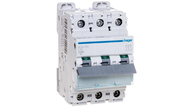 Wyłącznik nadprądowy 3P C 13A 10kA AC NCN313-17760
