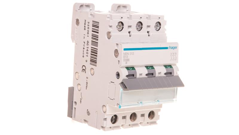 Wyłącznik nadprądowy 3P C 50A 10kA AC NCN350-17787 Wyłącznik nadprądowy 3P C 50A 10kA AC NCN350-17787