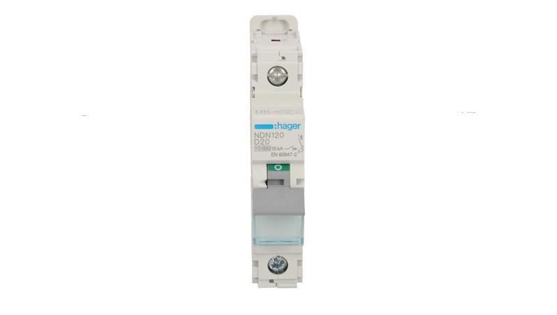 Wyłącznik nadprądowy 1P D 20A 10kA AC NDN120-16869