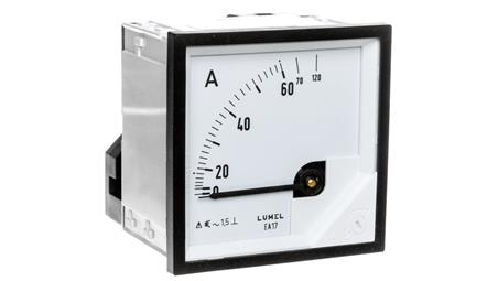 Amperomierz analogowy tablicowy 60/120A 72x72mm IP50 C3 K=90 st. EA17N F21200000000-7735