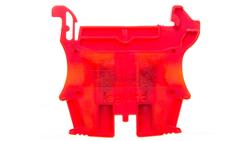 Złączka szynowa 2-przewodowa 4mm2 czerwony VIKING 037131-80330