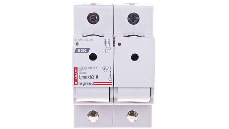 Rozłącznik bezpiecznikowy 2P 63A D02 R302 MAKS /bez wkładek/ 606679-24129 Rozłącznik bezpiecznikowy 2P 63A D02 R302 MAKS /bez wkładek/ 606679-24129
