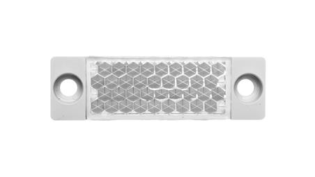 Odbłyśnik prostokątny 38x15mm PMMA/ABS PL20A 1012719-21253