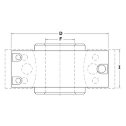 Głowica D100 I40-50 F30 RPM5500-8400 MEC ALU Głowica D100 I40-50 F30 RPM5500-8400 MEC ALU