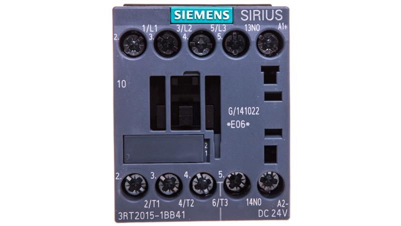 Stycznik mocy 7A 3P 24V DC 1Z 0R S00 3RT2015-1BB41-12866 Stycznik mocy 7A 3P 24V DC 1Z 0R S00 3RT2015-1BB41-12866