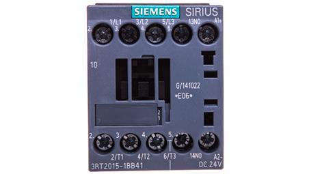Stycznik mocy 7A 3P 24V DC 1Z 0R S00 3RT2015-1BB41-12866