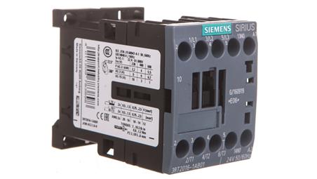 Stycznik mocy 9A 3P 24V AC 1Z 0R S00 3RT2016-1AB01-12003