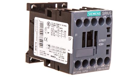 Stycznik mocy 9A 3P 230V AC 0Z 1R S00 3RT2016-1AP02-11922